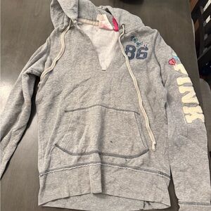 Victoria secret Hoodie with Pink and Blue Accents